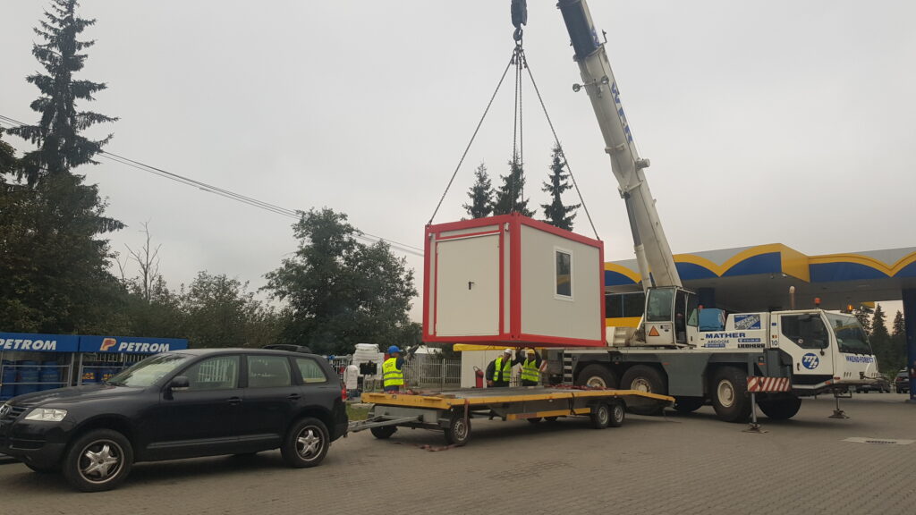 Transport-container-macara